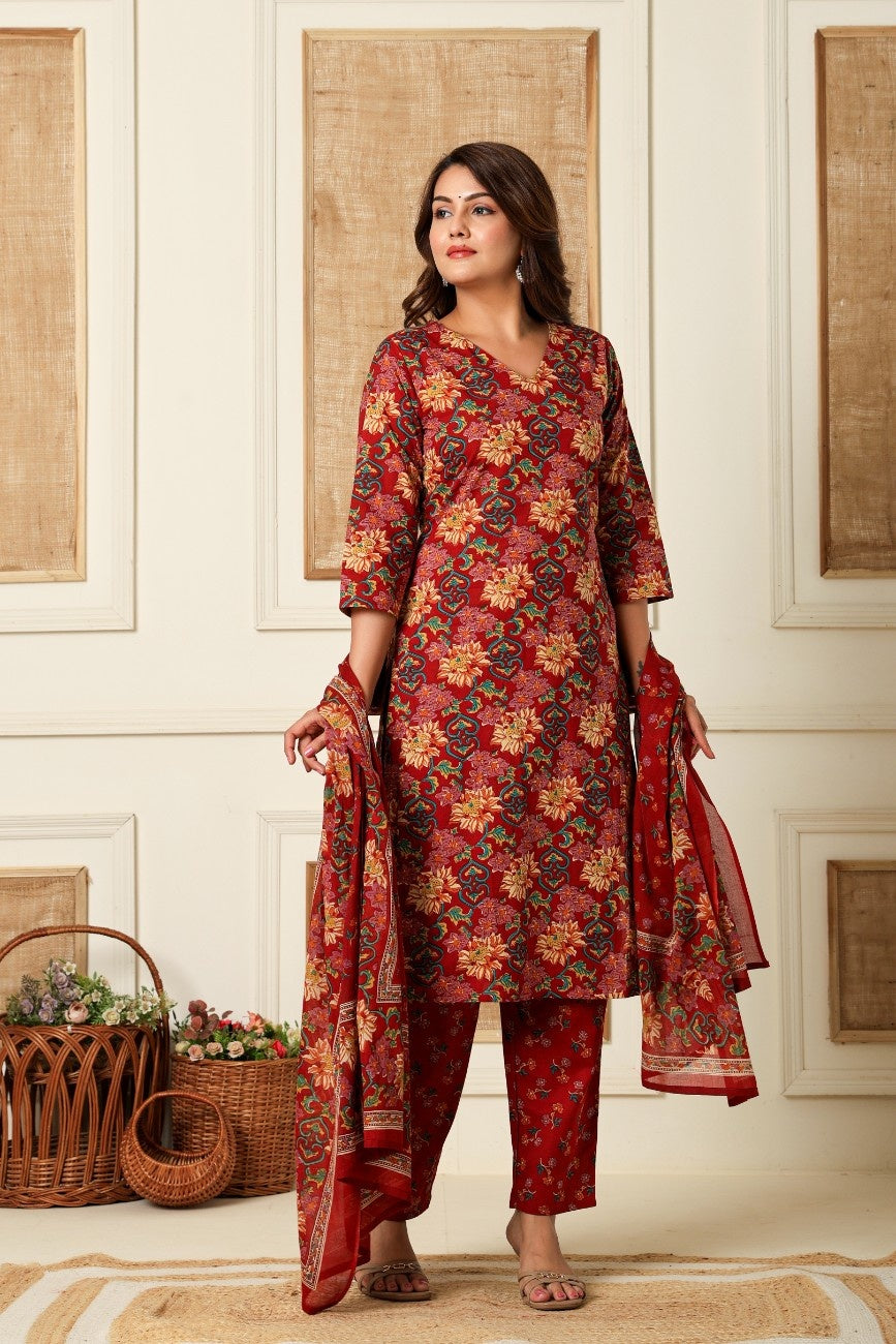 KURTA SET WITH DUPPTA