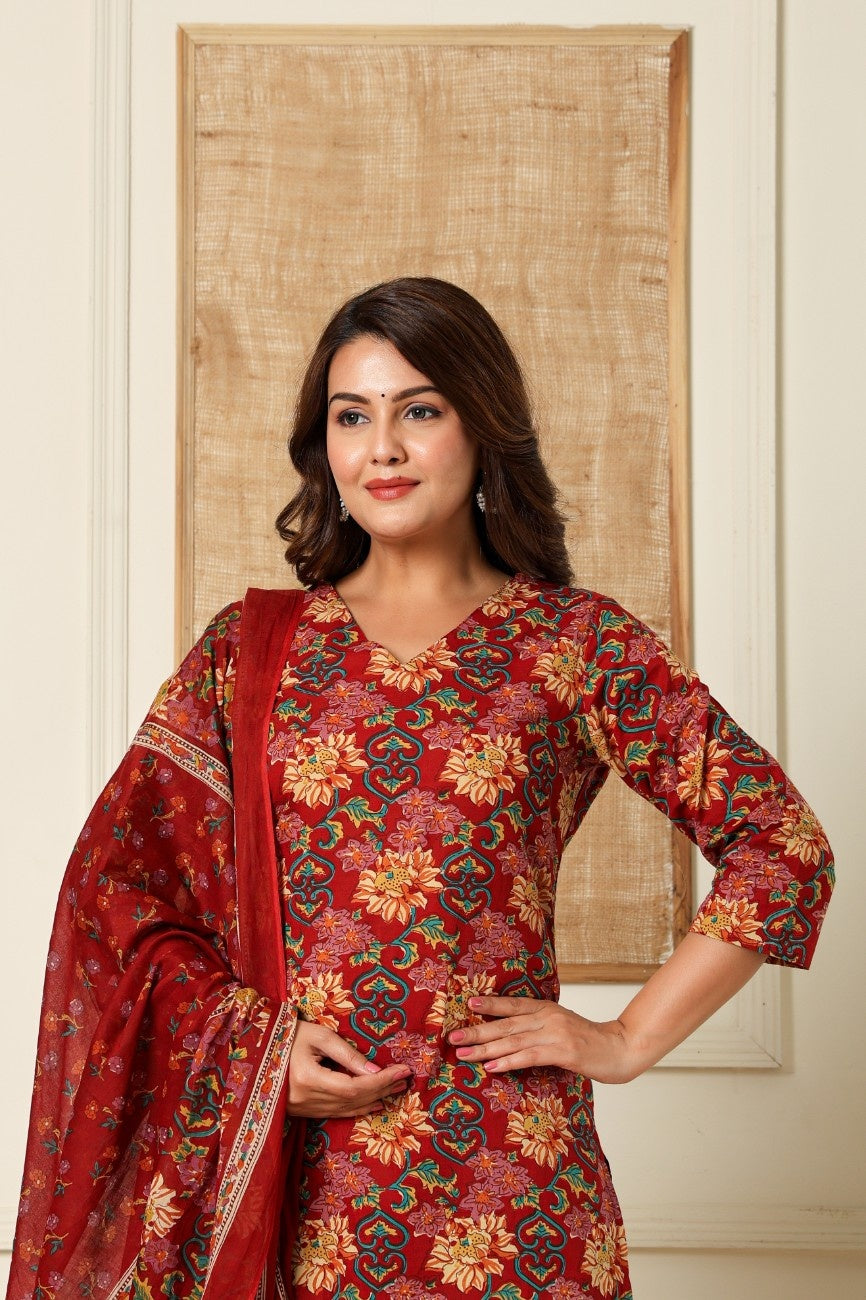KURTA SET WITH DUPPTA