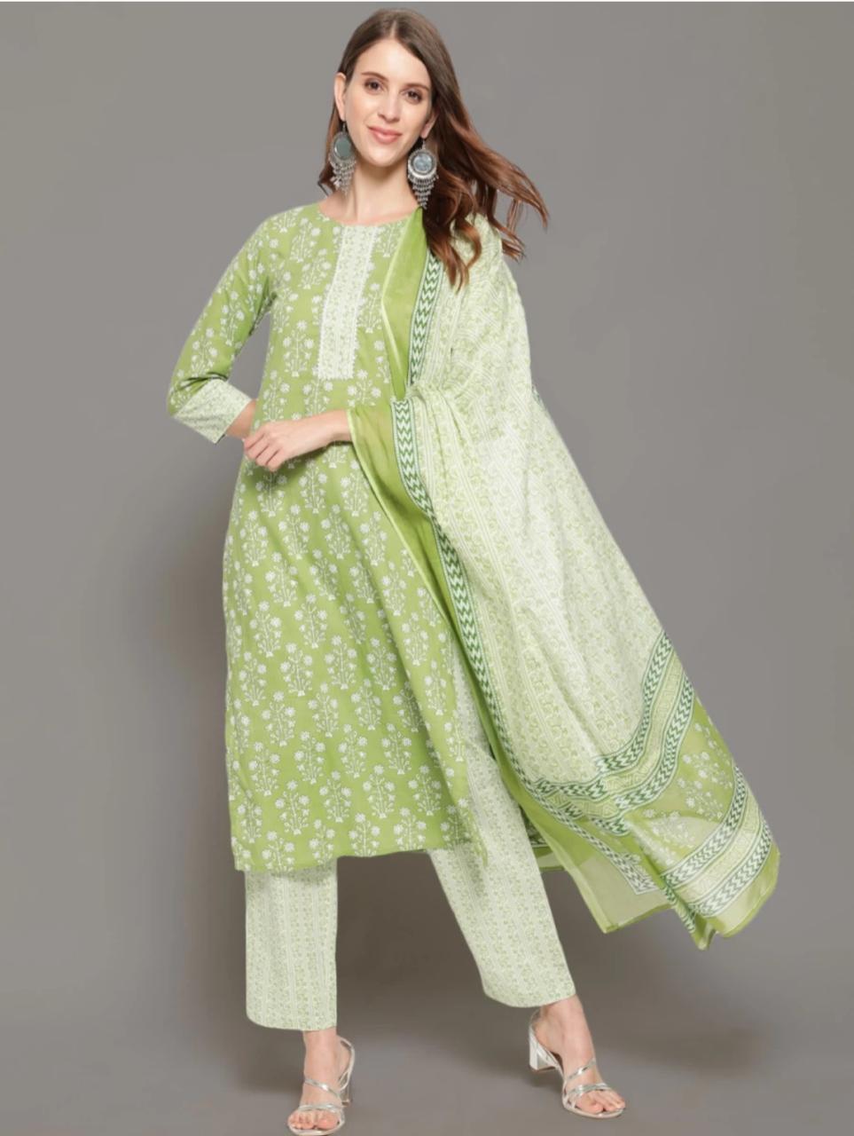 Light Green Kurta Set