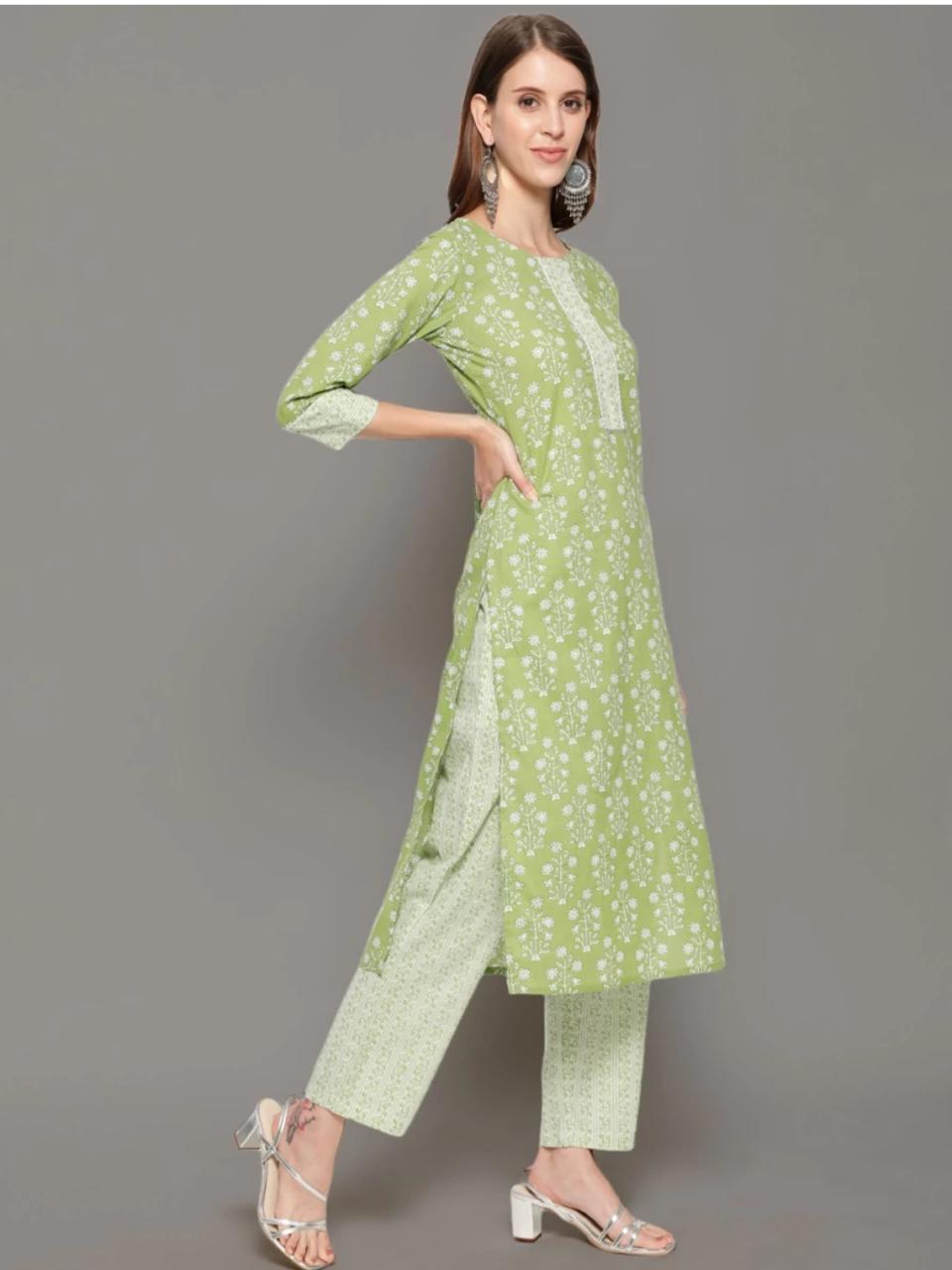 Light Green Kurta Set