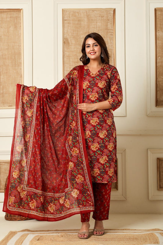 KURTA SET WITH DUPPTA