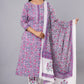 Lavender Printed Kurts Set