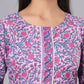 Lavender Printed Kurts Set