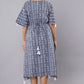 Cotton Grey Printed Kaftan