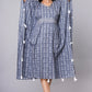 Cotton Grey Printed Kaftan