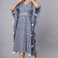 Cotton Grey Printed Kaftan