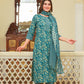 Teal Printed Kurta Set