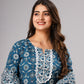 Teal Blue Kurta Set