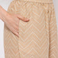 Beige Printed Kurta Set