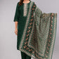 Green Embroidered Kurta Set
