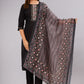 Black Embroidered Kurta Set