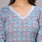 Printed Cotton Kurta Set